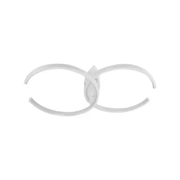 Lustra LED cu telecomanda NOAH 64W, 2 Elemente, lumina Rece/Calda/Neutra, Dimabila, Alb