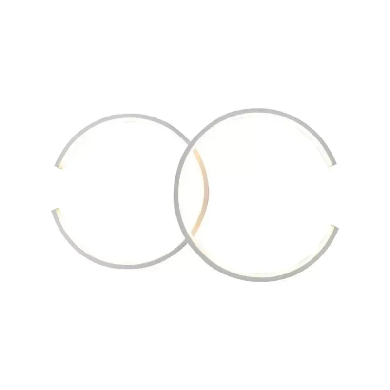 Lustra LED cu telecomanda NOAH 64W, 2 Elemente, lumina Rece/Calda/Neutra, Dimabila, Alb