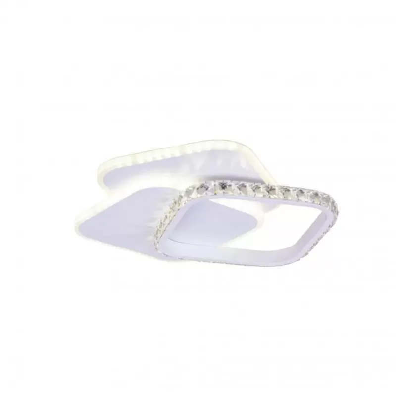 Lustra LED cu cristal ANASTASIA 17W, Diametru 30cm, lumina Rece/Calda/Neutra, Alb