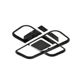 Lustra LED cu telecomanda ANICA 120W, 2 Elemente, lumina Rece/Calda/Neutra, Dimabila, Alb