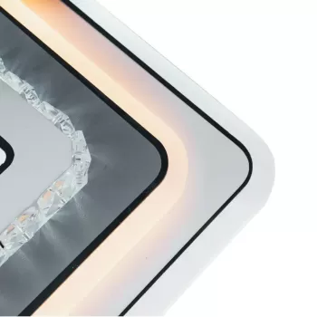 Lustra LED cu cristal ARABELA 35W, lumina Rece/Calda/Neutra, Alb