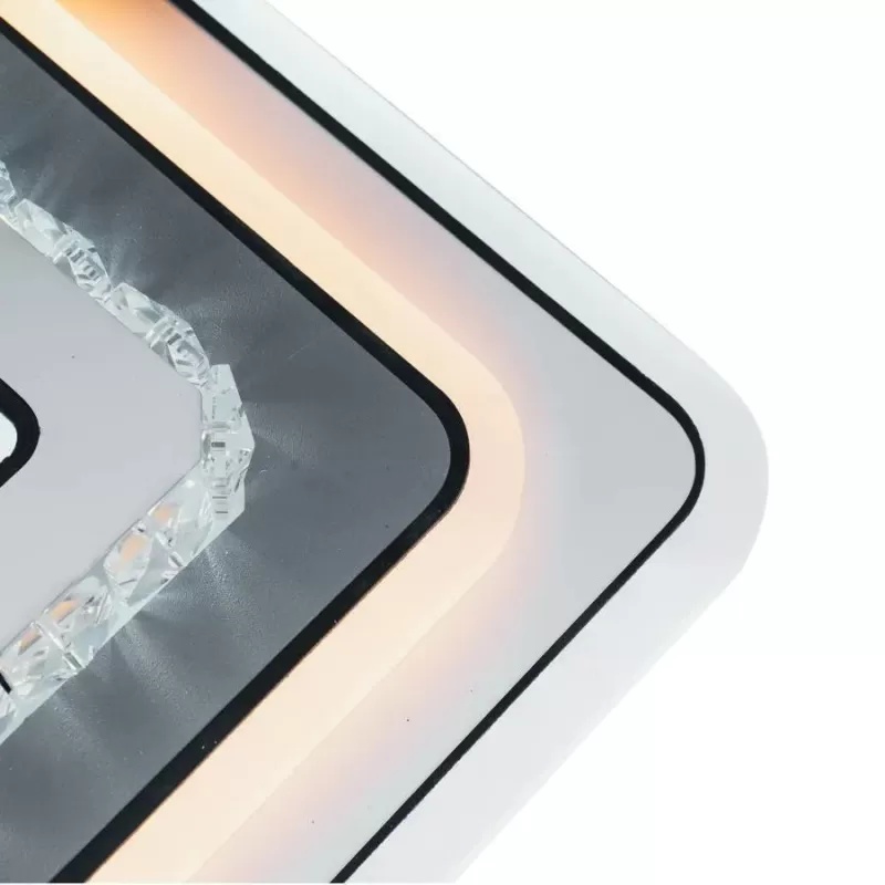 Lustra LED cu cristal ARABELA 35W, lumina Rece/Calda/Neutra, Alb