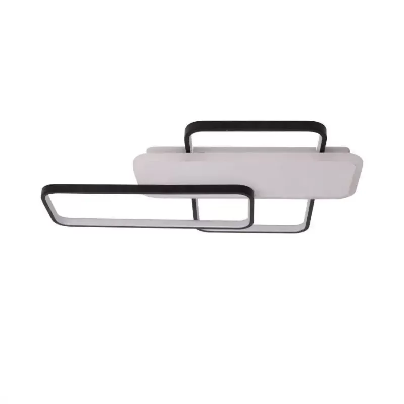 Lustra LED cu telecomanda CAROLINA 76W, 3 Elemente, lumina Rece/Calda/Neutra, Dimabila, Negru