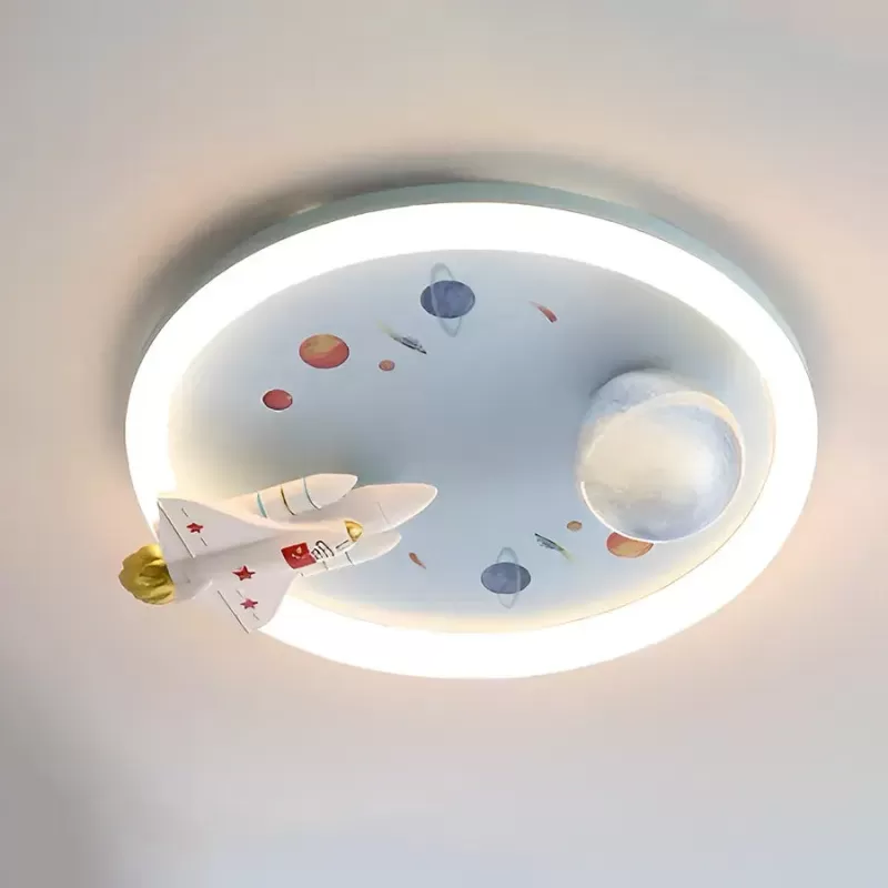 Lustra LED CONSTELATION 52W, Diametru 49cm, lumina Rece/Calda/Neutra, Alb Albastru