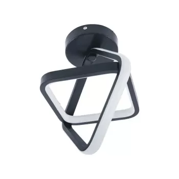 Lustra LED VERTEX CUBUS 13W, lumina Rece/Calda/Neutra, Negru