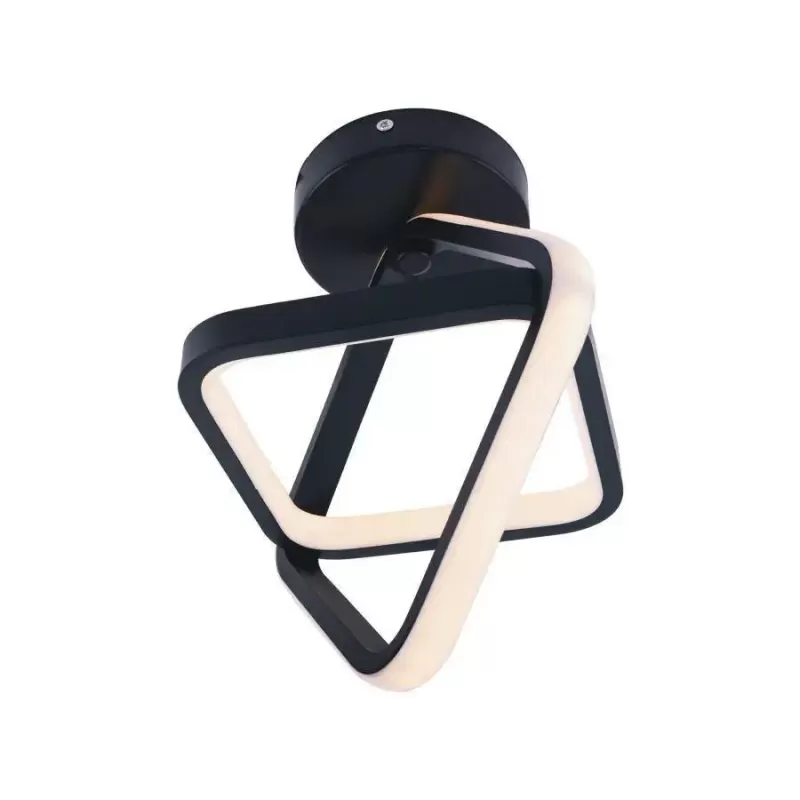 Lustra LED VERTEX CUBUS 13W, lumina Rece/Calda/Neutra, Negru