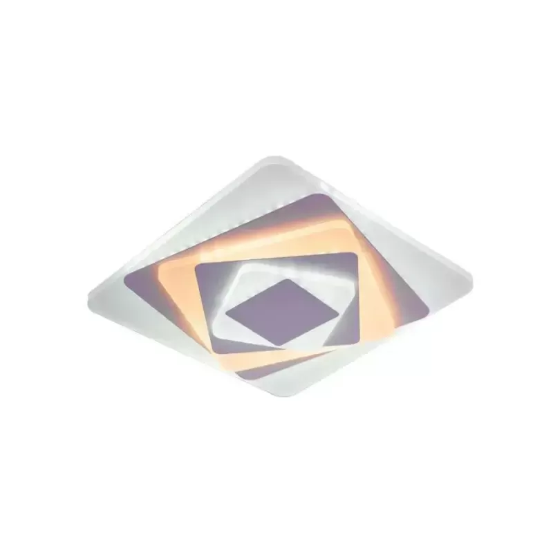 Lustra LED FLORENSIA, 30W, lumina Rece/Calda/Neutra, Alb