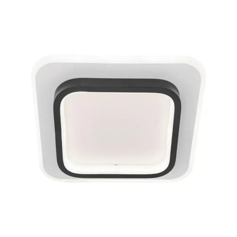 Lustra LED KHAI 20W, lumina Rece/Calda/Neutra , Alb Negru