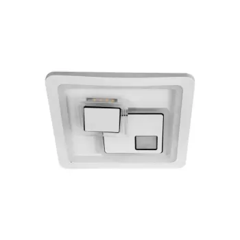 Lustra LED KEREN 24W, Diametru 26cm, Patrata, lumina Rece/Calda/Neutra, Alb