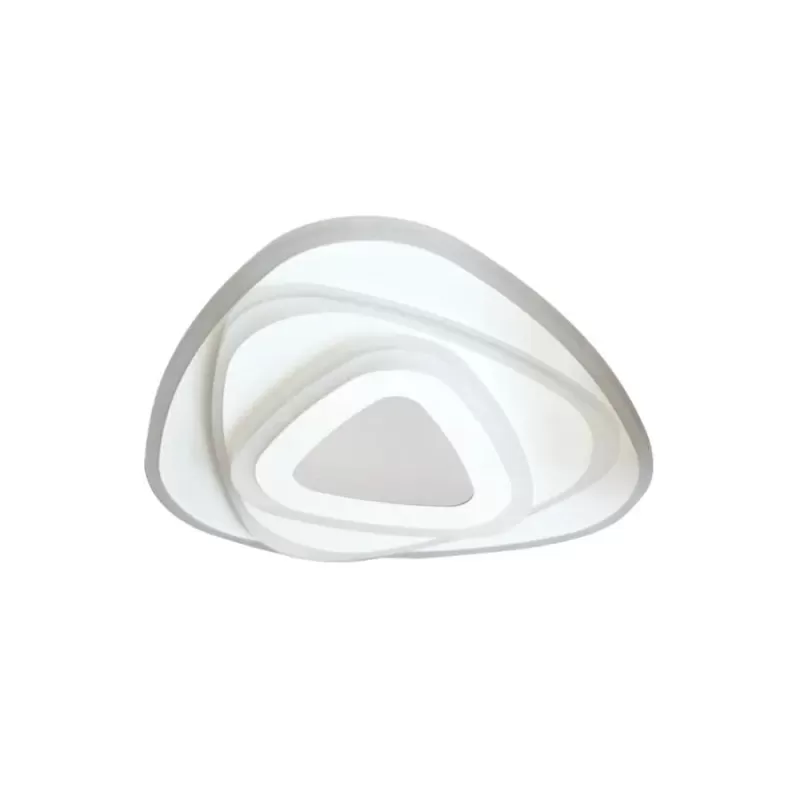 Lustra LED NEXA Triunghi 3D 36W, Alb, Lumina Rece/Calda/Neutra