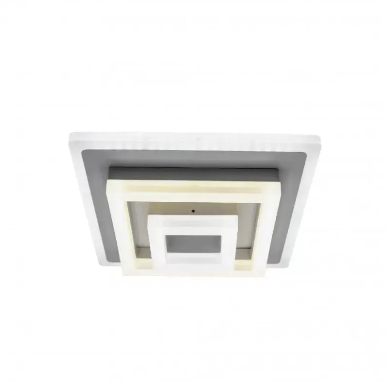 Lustra LED MEDEEA 24W, Diametru 26cm, Patrata, lumina Rece/Calda/Neutra, Alb