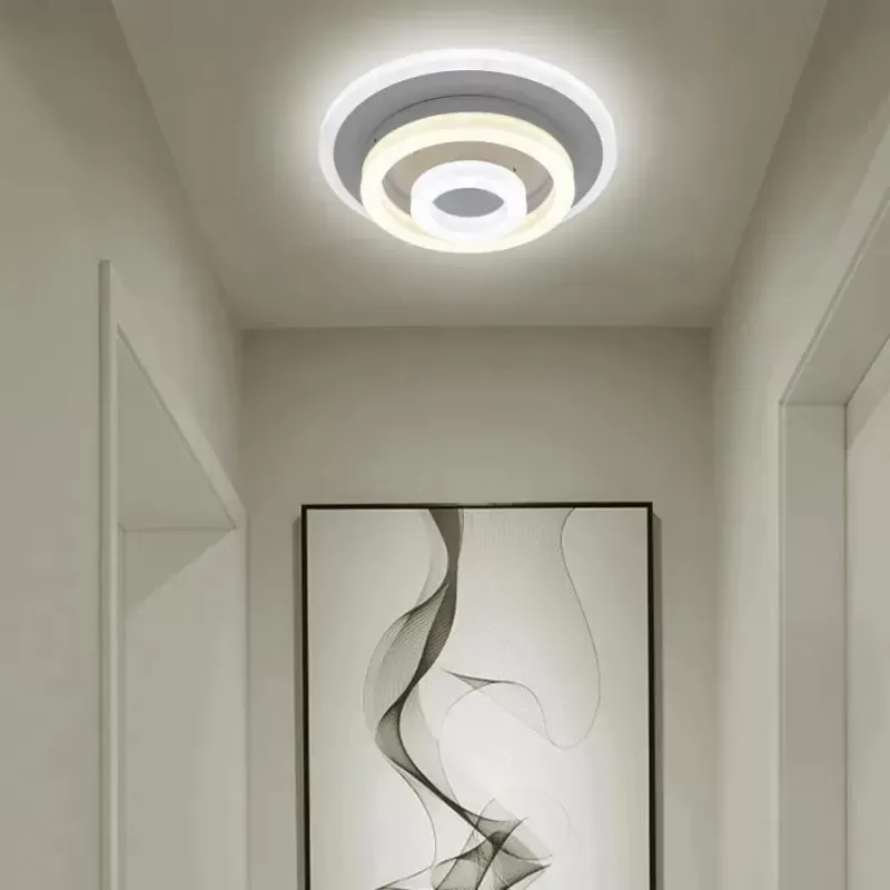 Lustra LED MILLIE 24W, Diametru 20cm, Rotunda, lumina Calda/Neutra, Alb