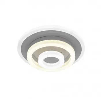 Lustra LED MILLIE 24W, Diametru 20cm, Rotunda, lumina Calda/Neutra, Alb