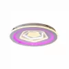 Lustra LED cu telecomanda MEIRA RGB, 180W, lumina Rece/Calda/Neutra, Dimabila, Alb