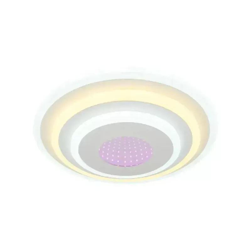 Lustra LED NIVARA 3D 20W, Diametru 30cm, lumina Rece/Calda/Neutra, Alb