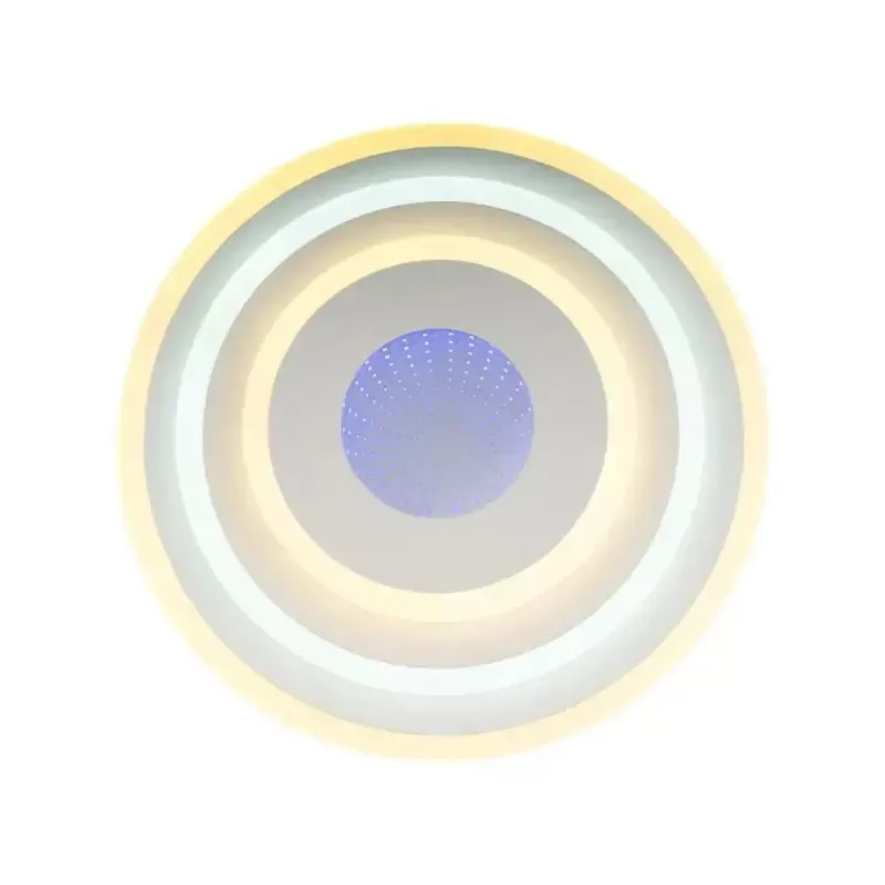 Lustra LED NIVARA 3D 20W, Diametru 30cm, lumina Rece/Calda/Neutra, Alb