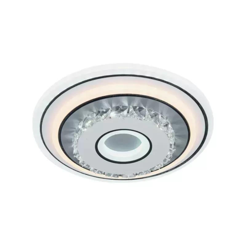 Lustra LED cu cristal SERILDA 40W, Diametru 20cm, lumina Rece/Calda/Neutra , Alb