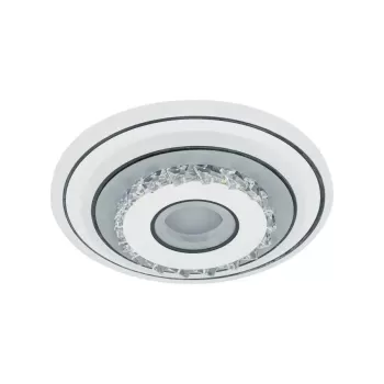 Lustra LED cu cristal SERILDA 40W, Diametru 20cm, lumina Rece/Calda/Neutra , Alb
