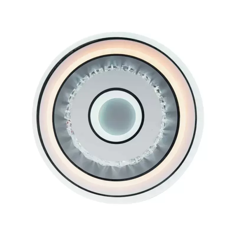 Lustra LED cu cristal SERILDA 40W, Diametru 20cm, lumina Rece/Calda/Neutra , Alb