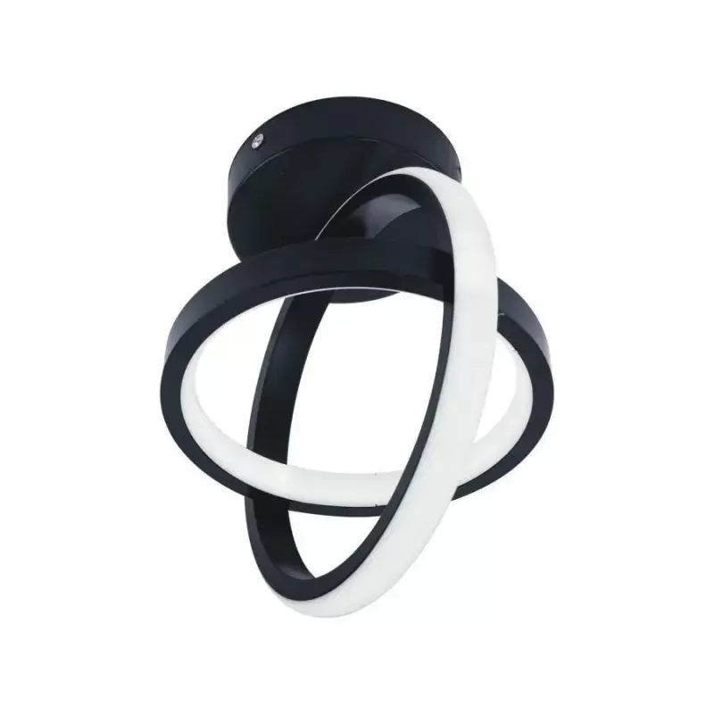 Lustra LED VERTEX GYRO 42W, lumina Rece/Calda/Neutra, Negru