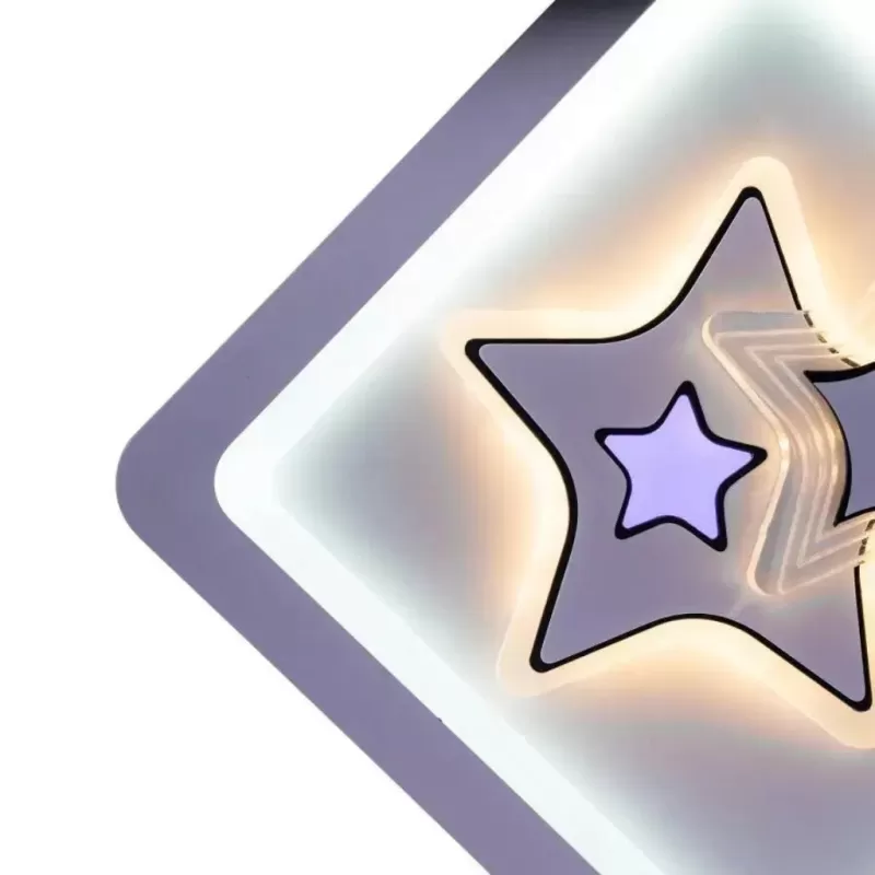 Lustra LED KATHLEEN RGB 15W, lumina Calda/Neutra, Alb