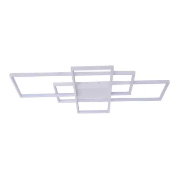 Lustra LED cu telecomanda LANDEN 184W, 3 Elemente, lumina Rece/Calda/Neutra, Dimabila, Alb