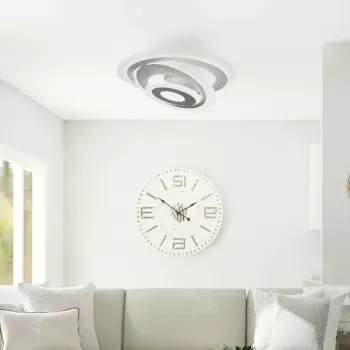 Lustra LED cu telecomanda ARIANA 120W, lumina Rece/Calda/Neutra, Dimabila, Alb