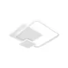 Lustra LED cu telecomanda ANEMONA 75W, 3 Patrate, lumina Rece/Calda/Neutra, Dimabila, Alb