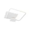 Lustra LED cu telecomanda ANEMONA 75W, 3 Patrate, lumina Rece/Calda/Neutra, Dimabila, Alb