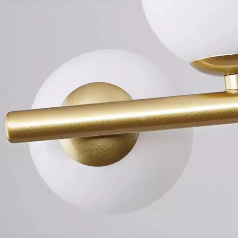 Lustra cu bec moderna LOFT Pavilion, 7x G9, Auriu, Metal, Inaltime Reglabila