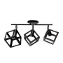 Lustra FORMA CUB -STRUKTUR Trio, 3xE27, Negru, Metal