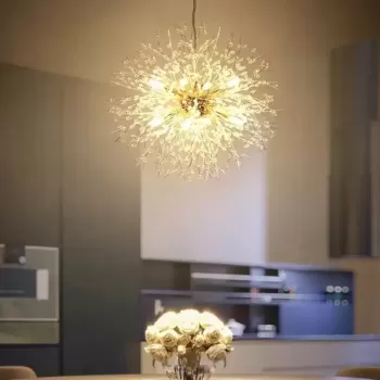 Candelabru Cristal Schonbrunn, 12x G9, Diametru 60cm, Auriu Lucios, Inaltime Reglabila