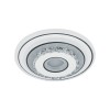 Lustra LED cu cristal MITA 28W, Diametru 20cm, Rotunda, lumina Rece/Calda/Neutra, Alb