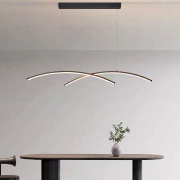 Lustra LED cu telecomanda STUDIO GILDIS, 30W, lumina Rece/Calda/Neutra, Dimabila, Negru