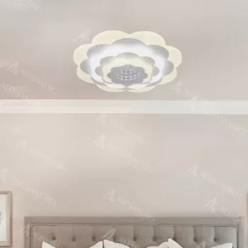 Lustra LED NEXA 3D, 36W, Diametru 24cm, lumina Rece/Calda/Neutra, Alb