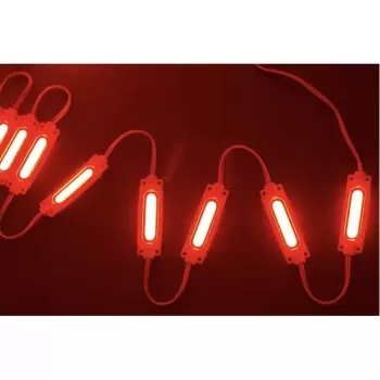 Modul LED COB 6 LED-uri 2W, Rosu, IP65, 12V