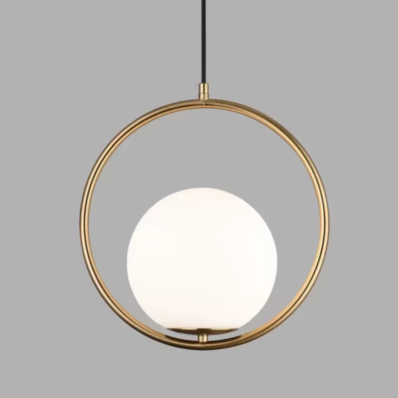 Lustra LOFT Terrace, 1x E27, Alb Auriu, Metal, Inaltime Reglabila