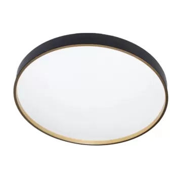 Plafoniera LED Fantas 24W, Rotunda, Abs, Alb si Negru