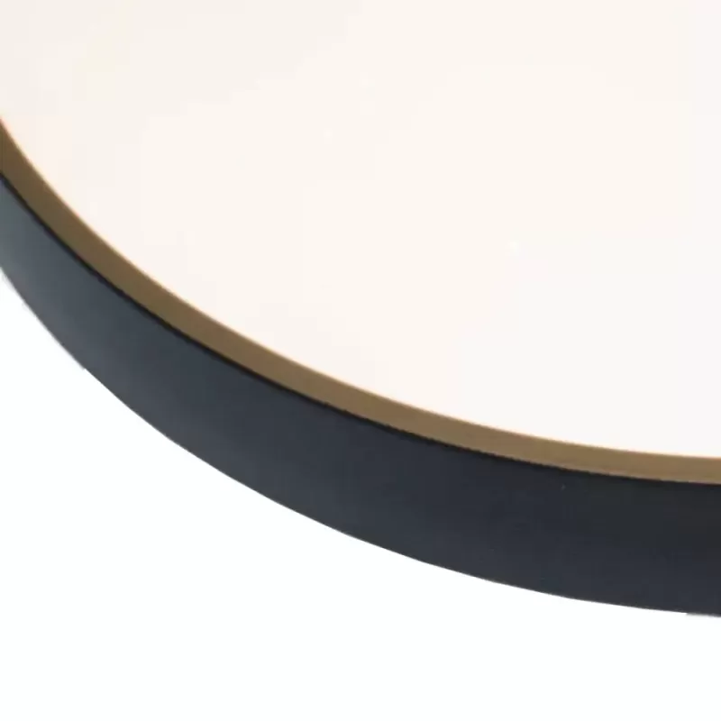 Plafoniera LED Fantas 24W, Rotunda, Abs, Alb si Negru