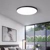 Plafoniera LED SOLIS 37cm 32W Lumina Neutra Negru