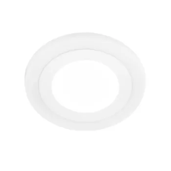 Spot LED Rotund, 9W, 3000K/6500K, Trei Functii, Incastrat, Alb