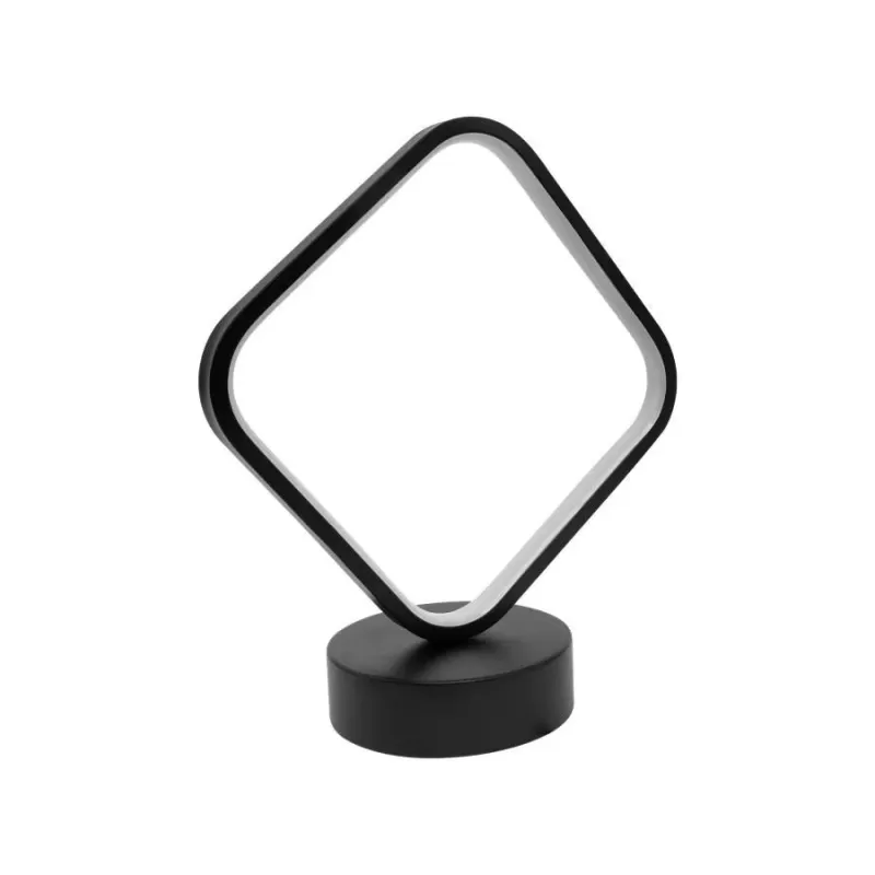 Veioza LED Merga, 26W, 3000K/4000K/6000K, Metal si Acril, Negru