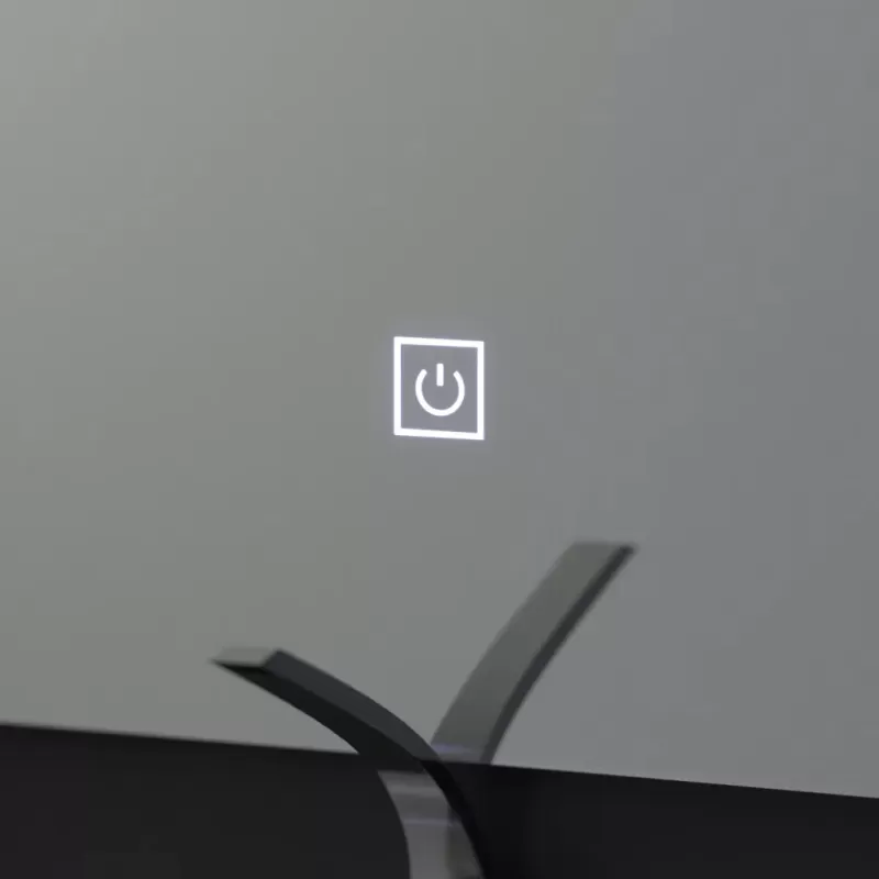 Oglinda LED Rectangulara, 80x60cm, Infinity Frame Basic Touch