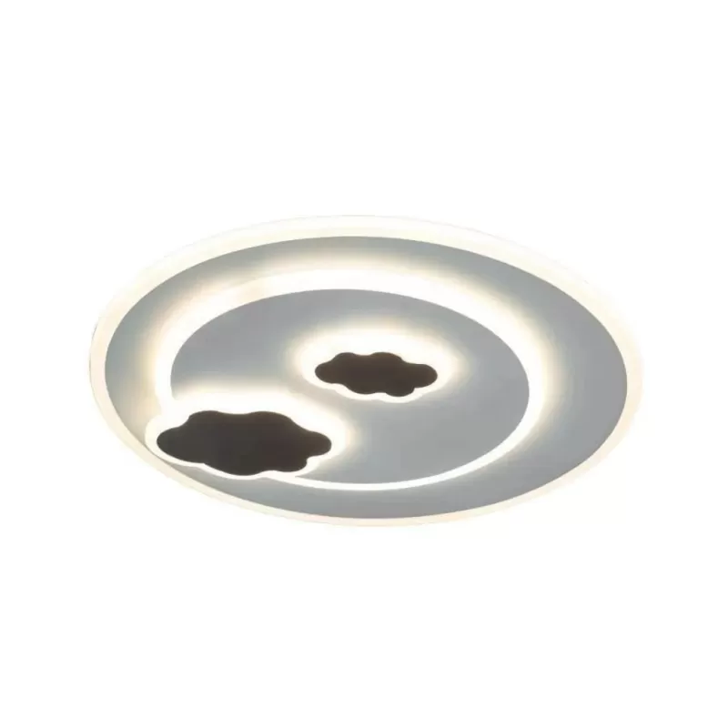 Lustra LED NOOR 30W, lumina Rece/Calda/Neutra, Alb