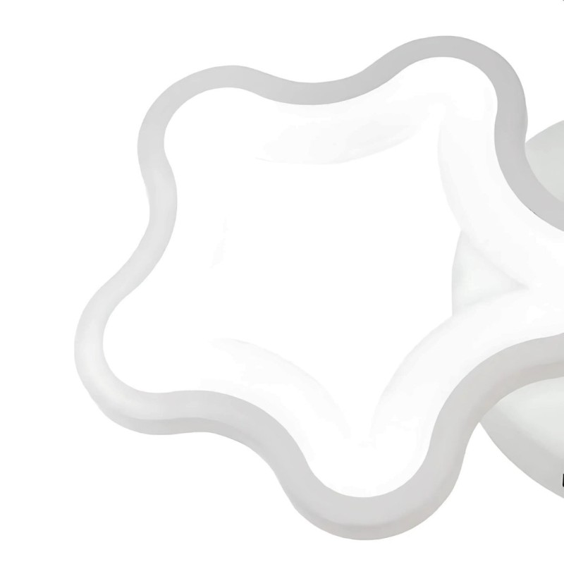 Lustra LED STELARIUM 22W, 3 Stelute, lumina Rece, Alb