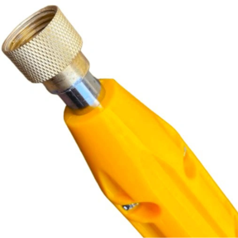 Tija vermorel  2.7M Metal+accesoriu galben MX242