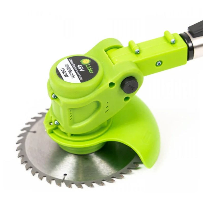 Trimmer (motocoasa electrica ) LIDER, 1 baterie 48V, VERDE MX812
