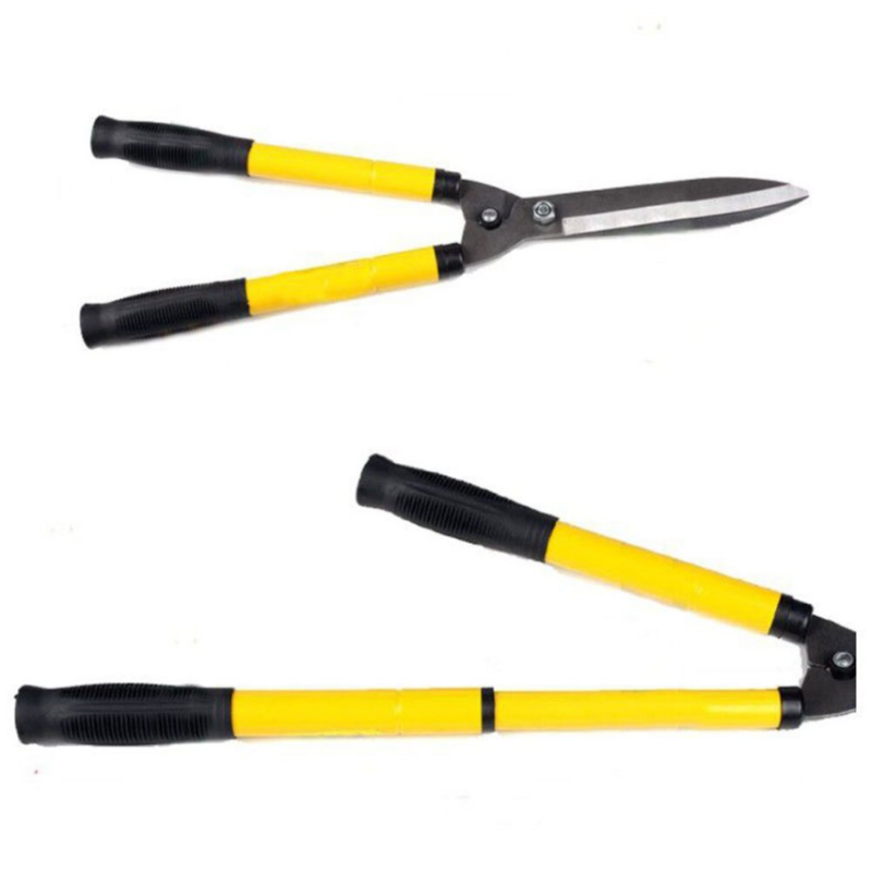 Foarfeca extensibil pentru gard viu din metal 58-73 cm, galben MX331