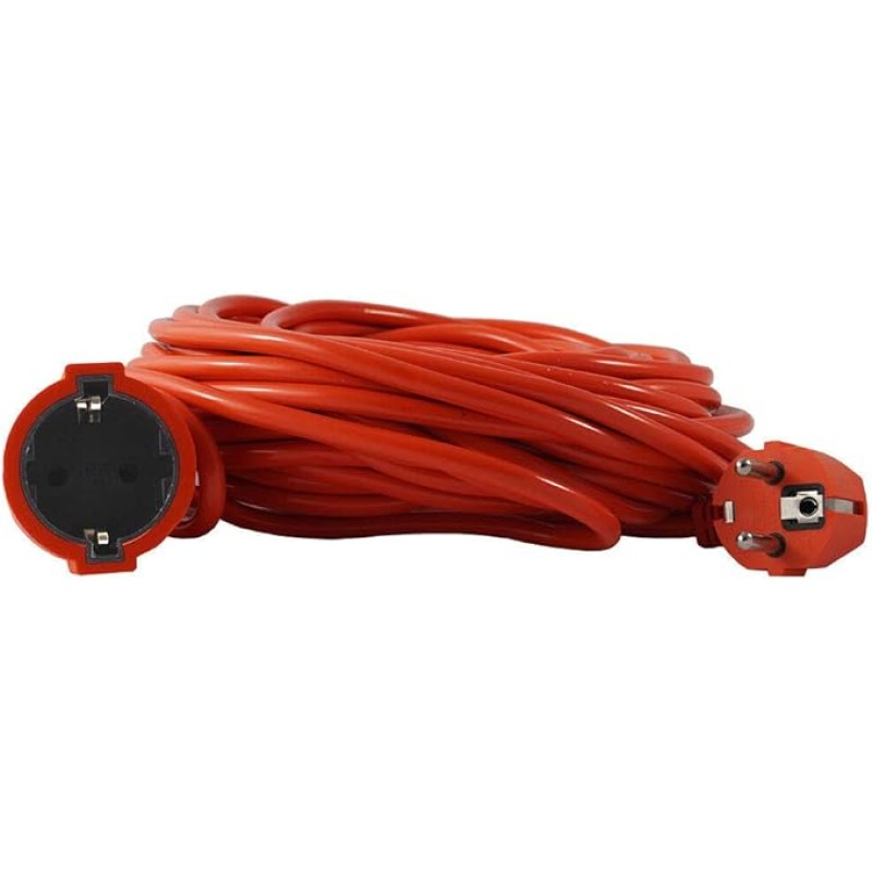 Prelungitor electric, PORTOCALIU, 10M tip cupla + fisa, 3 x 1.5 mm, IP44, max 2000W MX1642