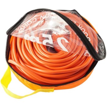 Prelungitor electric, PORTOCALIU, 25M tip cupla + fisa, 3 x 1.5 mm, IP44, max 2000W MX1645